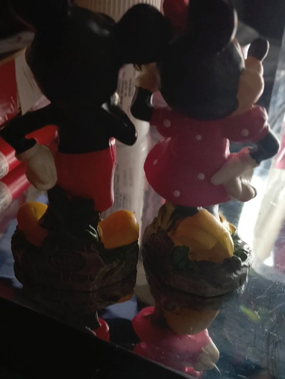 Disney Minnie & Mickey Cake Toppers - Pink, Yellow, Black